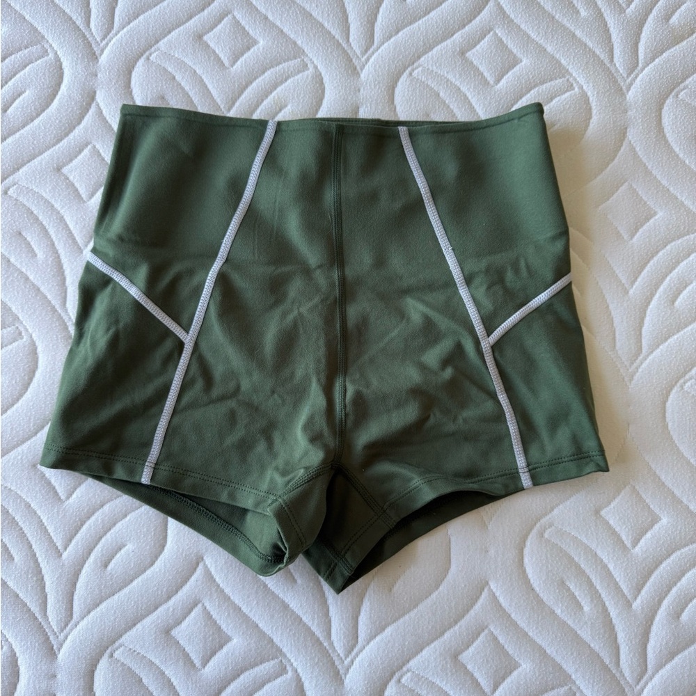 Free People Olive Green Women's Shorts